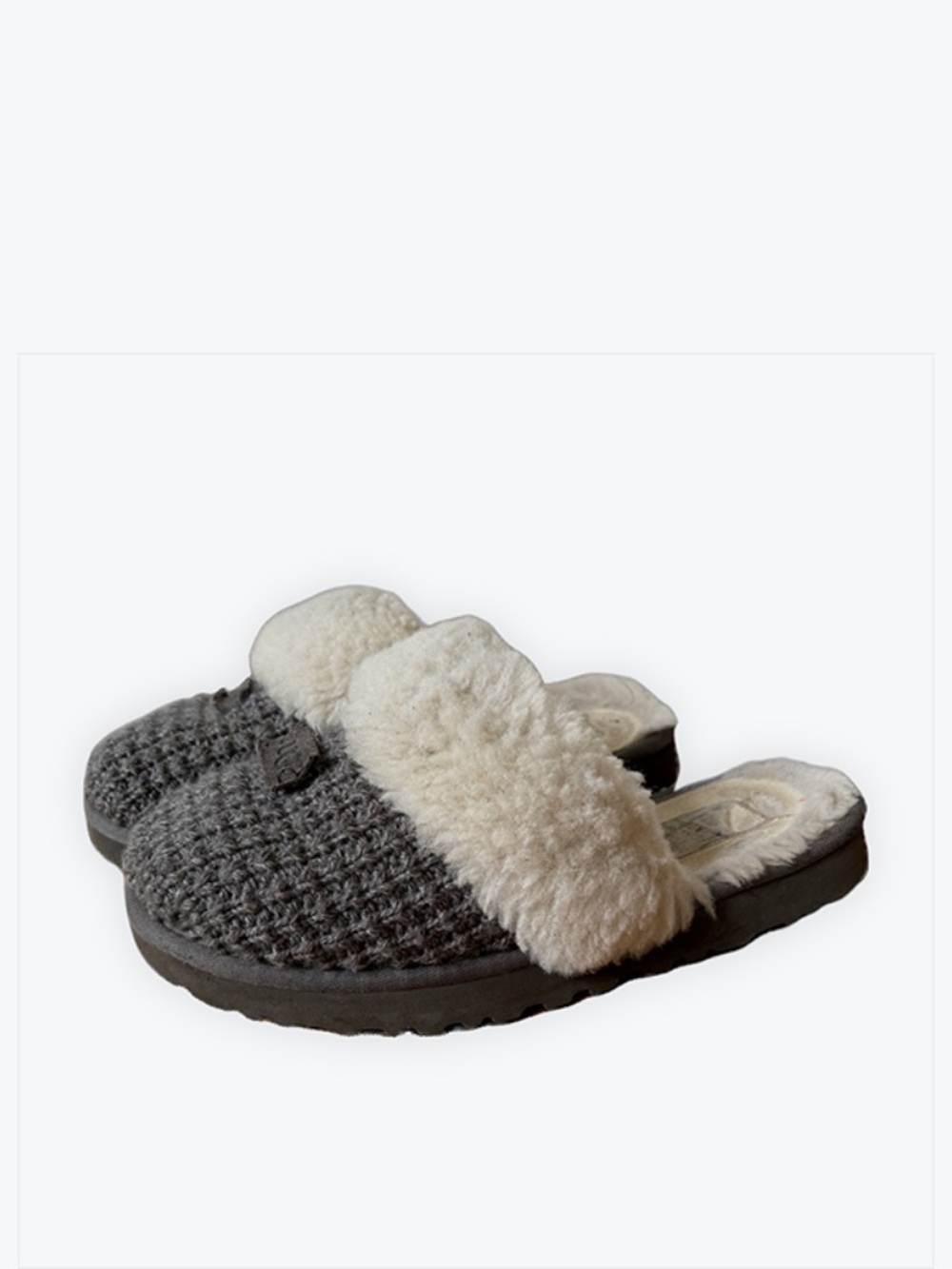 UGG® Cozy Knit Slipper | Size 9 - Picture 2 of 4